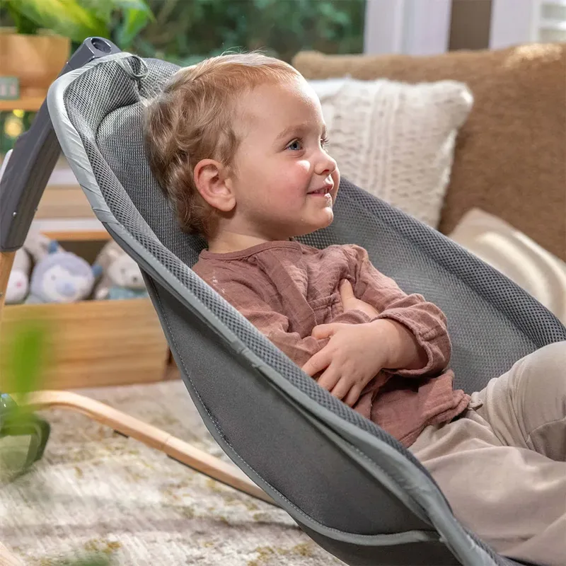 Babywippe Every Season™ Rocking Seat - Wesley™, mit Melodien und Geräuschen by Ingenuity in Grey – product photo 2 of 4