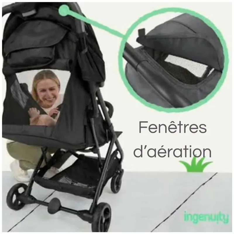 ING17419090 – Compacte buggy – Snelle vouw fra Ingenuity i Zwart – produktbillede
