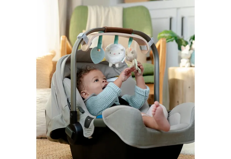 Kinderwagenkette Wonder & Wood Carrier Toybar, auch für die Babyschale geeignet by Ingenuity in Multicolour – product photo 2 of 5