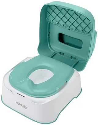 Zindelijkheidstrainer Prepare to Potty 3-in-1 System van Ingenuity in Groen, Wit – productfoto 4 van 5