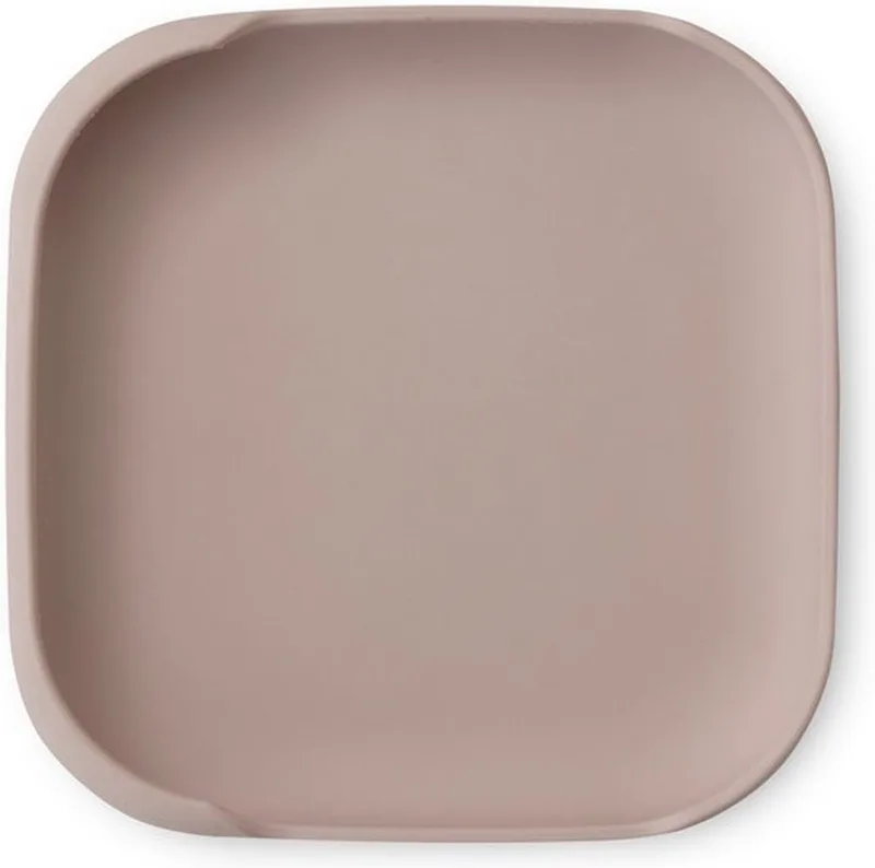 Baby bord silicone met zuignap - kraamcadeau de Interbaby en Rose – photo produit
