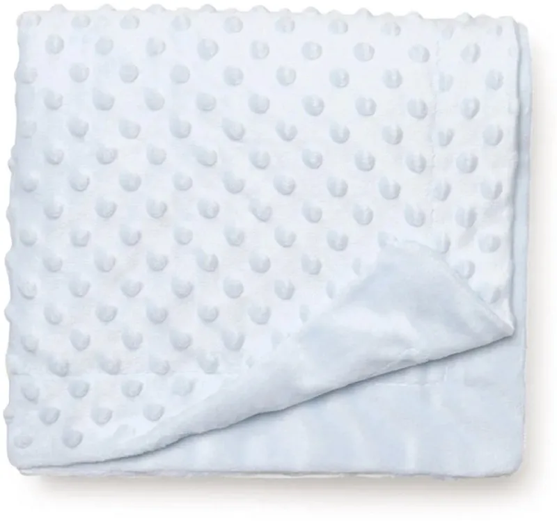 Deken Bubble Junior 80 X 110 Cm Fleece blauw by Interbaby in Blauw baby – product photo