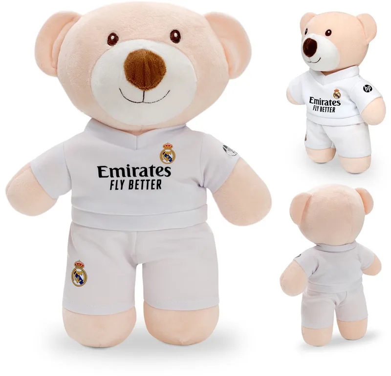 REAL MADRID™ Zachte knuffel roze baby speelgoed by Interbaby in White – product photo
