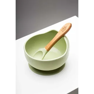 Silikon Insi001 Bpa-schüssel + Löffel von Interbaby – Produktfoto 6 von 6