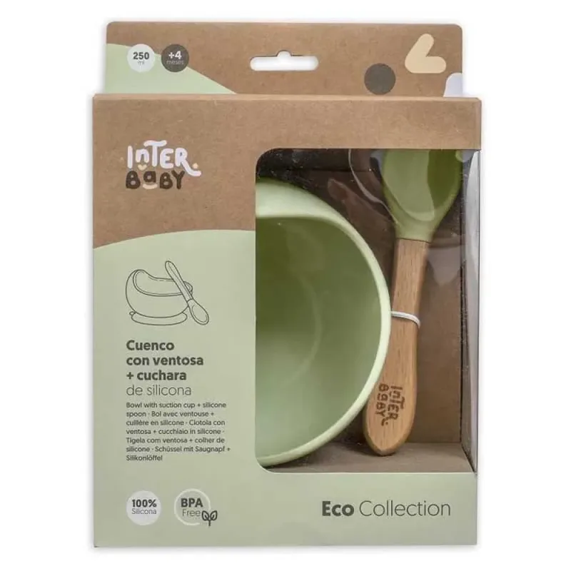 Silikon Insi001 Bpa-schüssel + Löffel von Interbaby – Produktfoto 5 von 6
