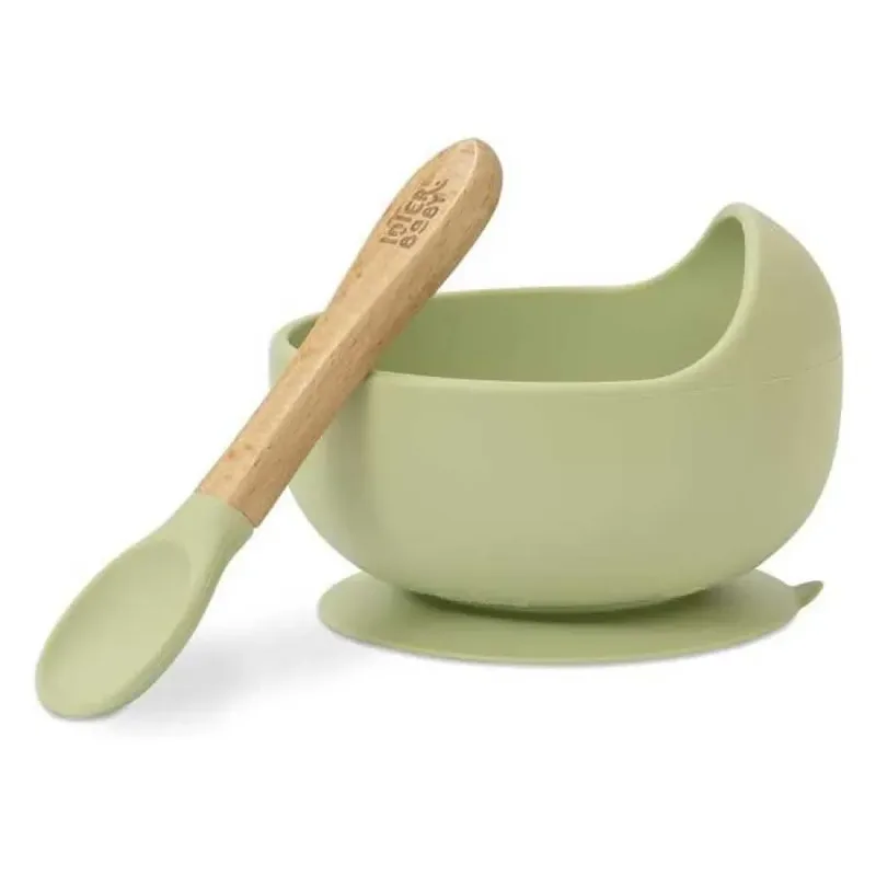 Silikon Insi001 Bpa-schüssel + Löffel von Interbaby – Produktfoto 2 von 6
