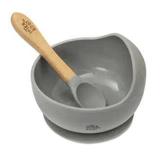Silikon Insi001 Bpa-schüssel+löffel von Interbaby – Produktfoto 3 von 5