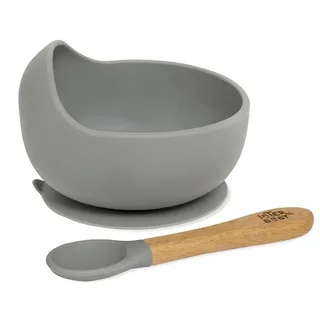 Silikon Insi001 Bpa-schüssel+löffel von Interbaby – Produktfoto 1 von 5