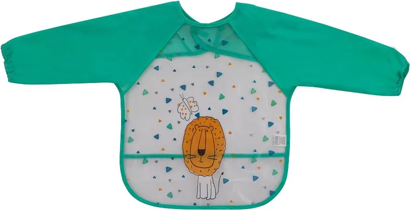 Slabber Junior Polyester Groen/transparant One-size by Interbaby in Green – product photo