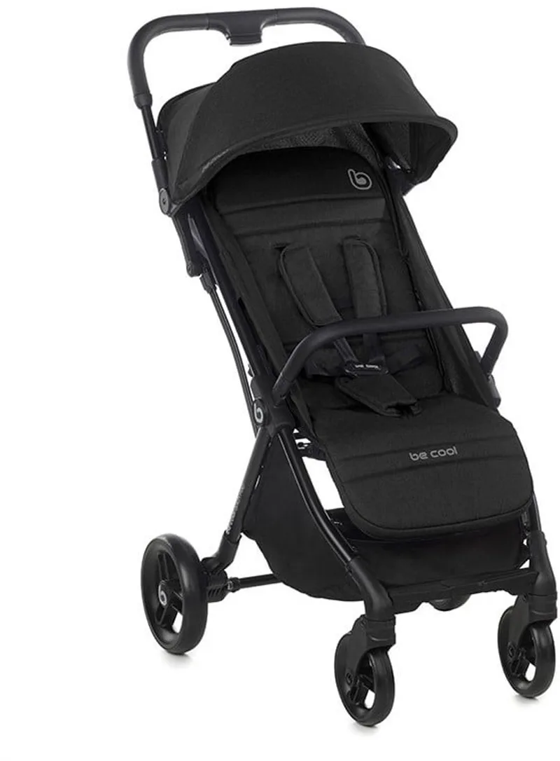 Be Cool - Quick Fold - Automatisch opvouwbaar - aluminium kinderwagen - handbagage van Jané in Zwart – productfoto
