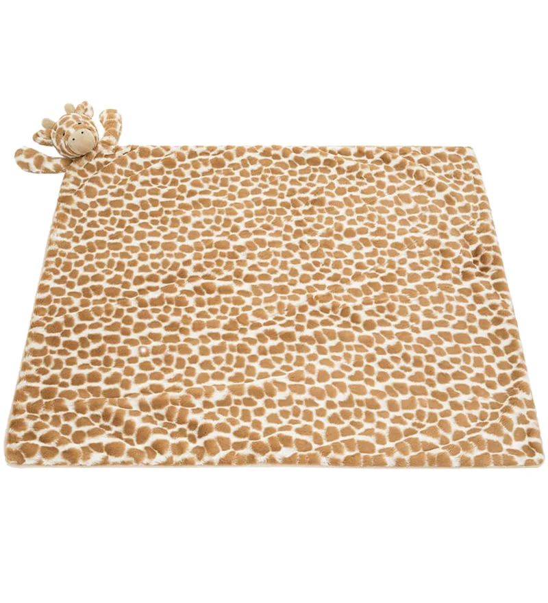 Deken - 56x70 cm - Verlegen Giraffe Leeg by Jellycat – product photo