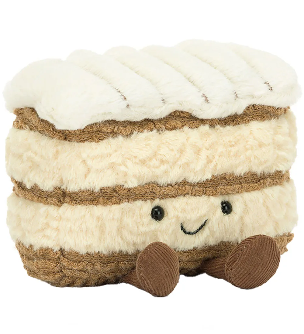 Knuffel - 11x12 cm - Amuses Millie Mille-Feuille van Jellycat – productfoto