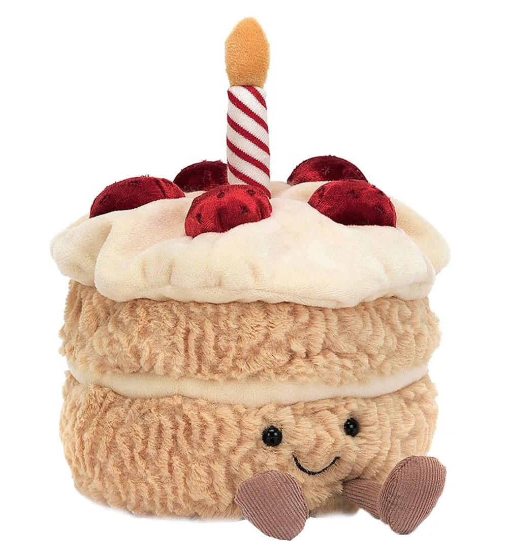 Knuffel - 16x12 cm - Amuseable Verjaardag Cake von Jellycat – Produktfoto