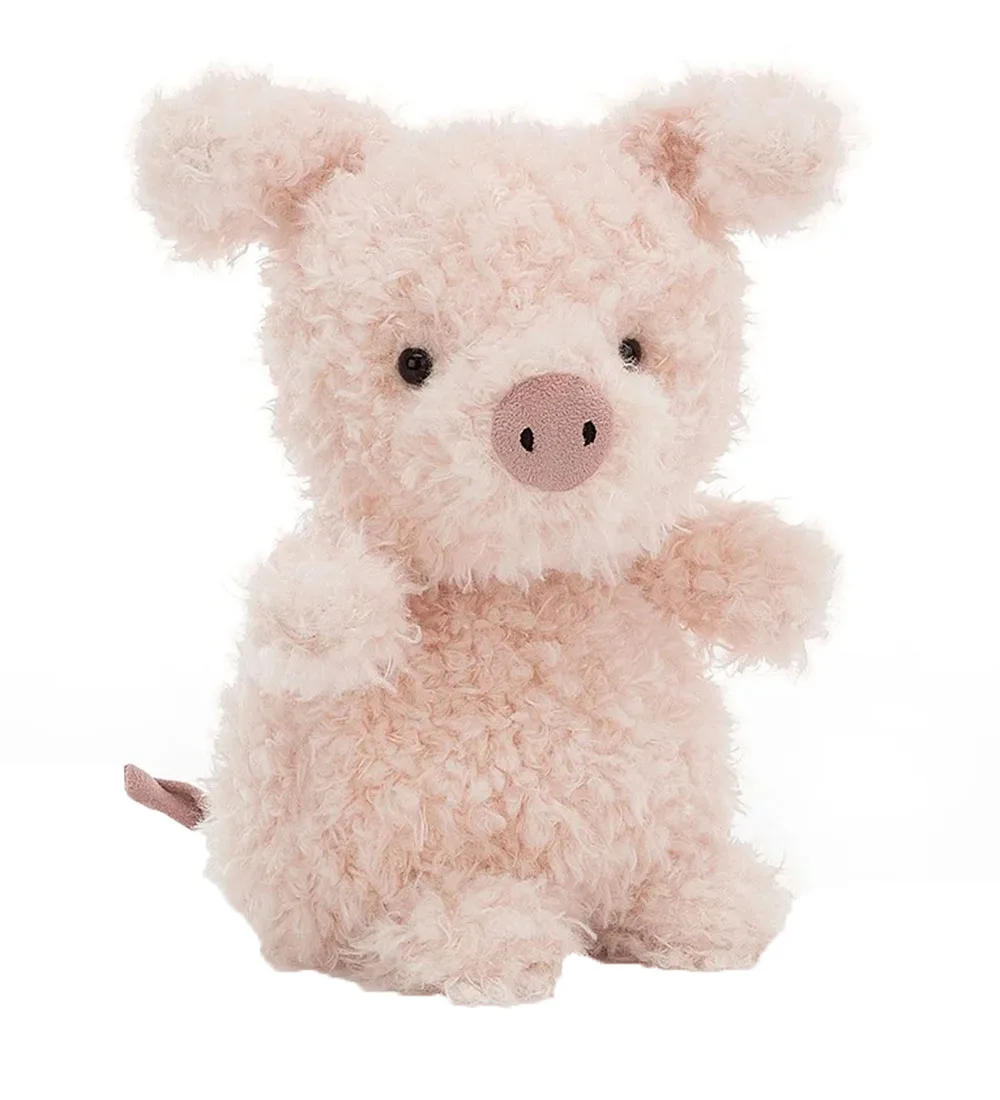 Knuffel - 18x10 cm - Klein varkentje fra Jellycat – produktbillede