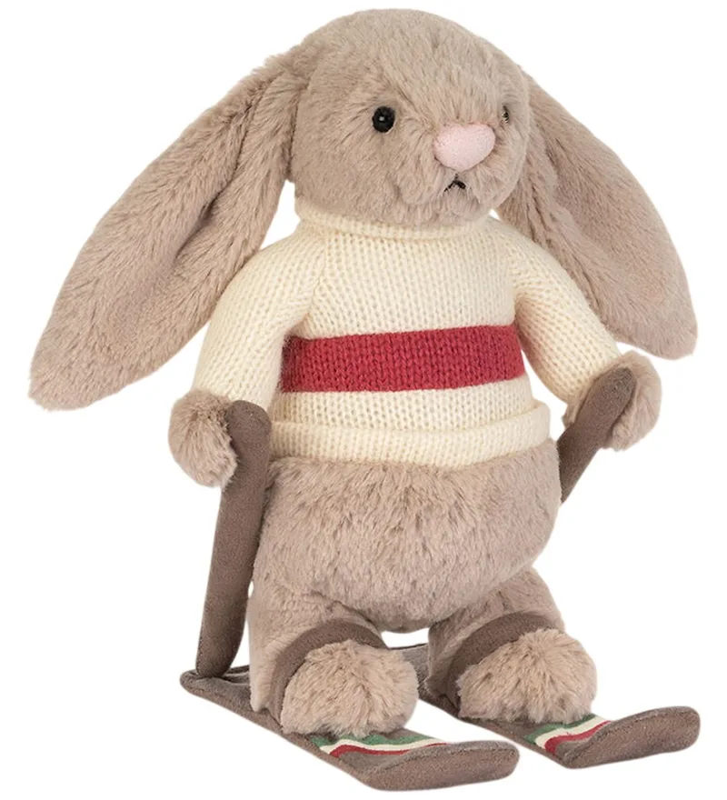 Knuffel - 20x16 cm - Verlegen Bunny Gold Medaille Ski O från Jellycat – produktbild