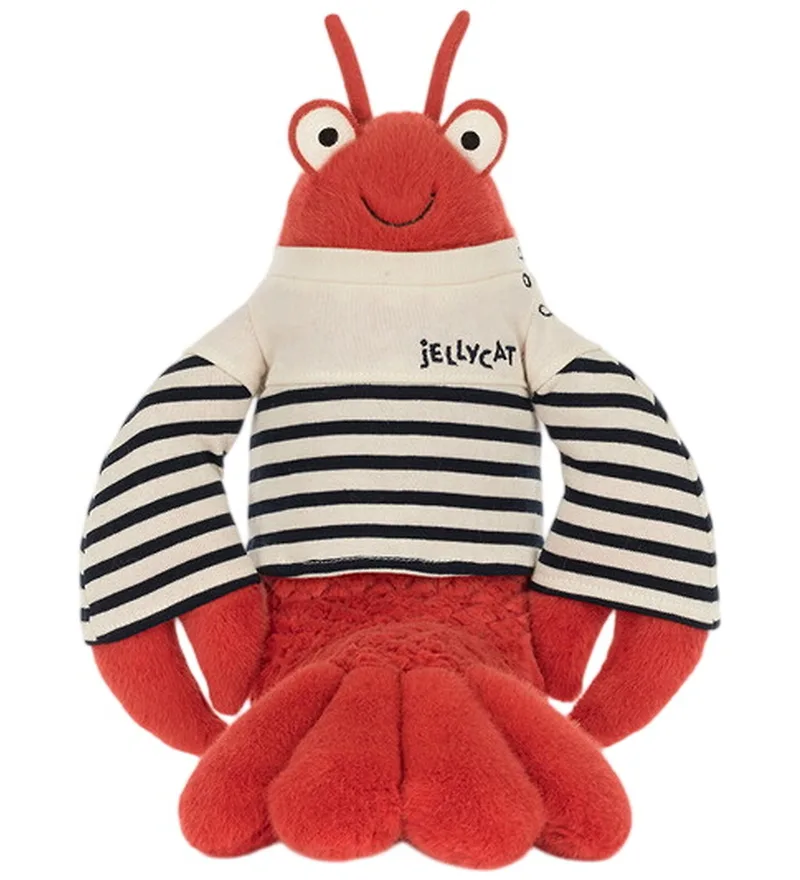 Knuffel - 28x24 - Larry Lobster Sailor Outfit van Jellycat – productfoto