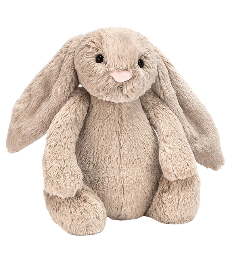 Knuffel - Medium+ - 31x12 cm - Bashful Beige Bunny by Jellycat – product photo