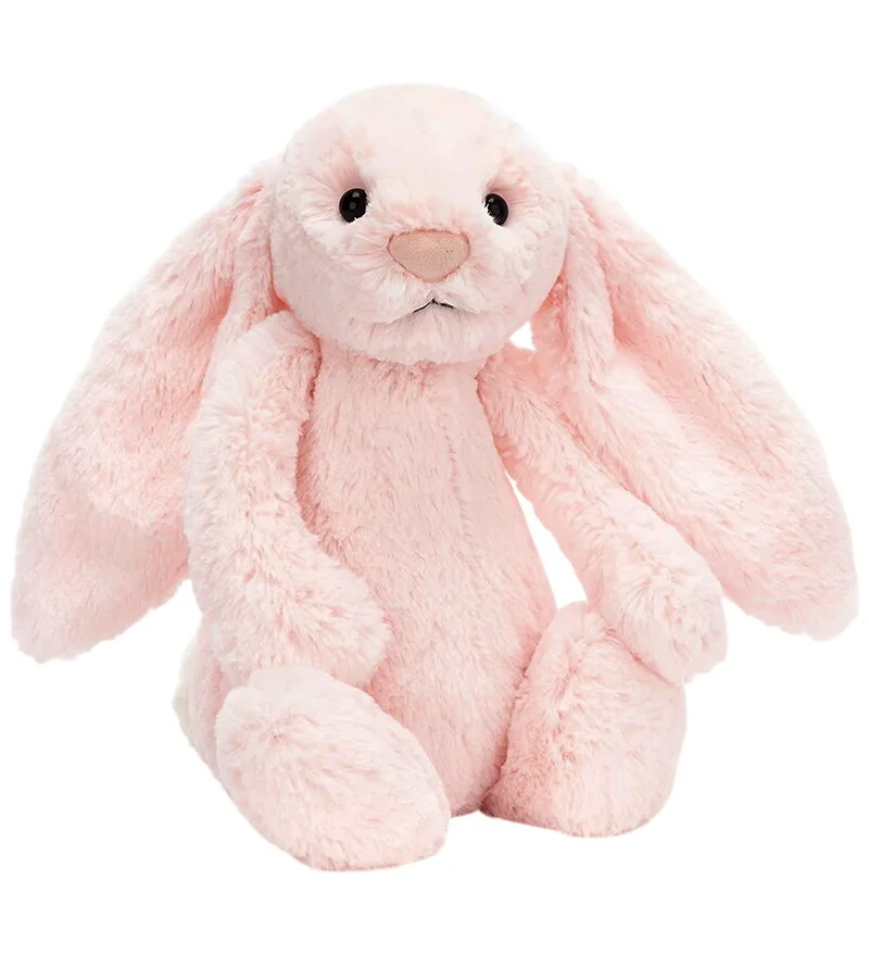 Knuffel - Medium+ - 31x12 cm - Verlegen Blush Bunny fra Jellycat – produktbillede
