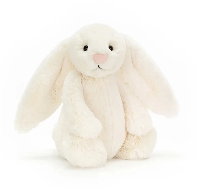 Knuffels - Bashful Cream Bunny - Crémewit - Konijn - Knuffel - Voor alle leeftijden - 31 cm van Jellycat in Cream Bunny (Crémewit) – productfoto