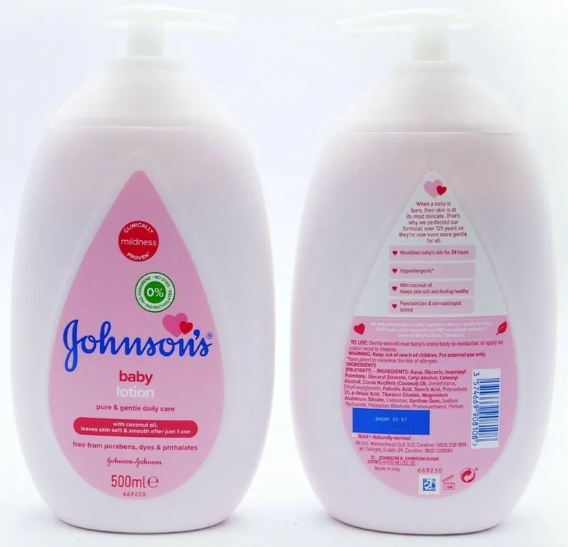 Lotion NEW PACK 3 X 500ML by Johnson's – product photo