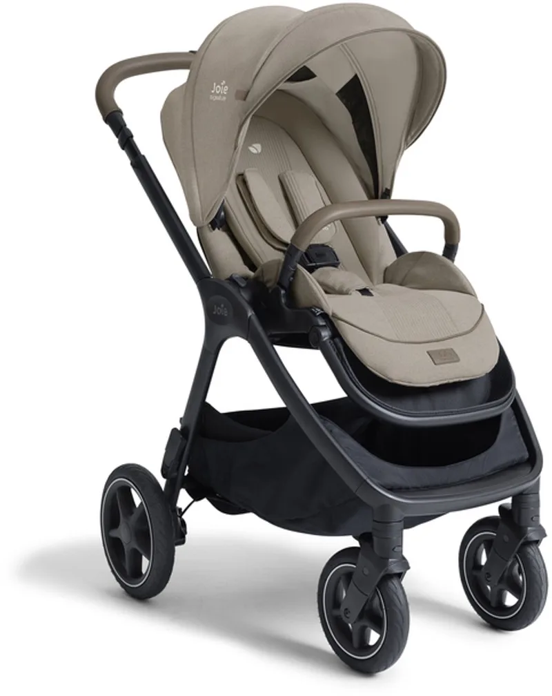 Finiti Kinderwagen W/ RC & Adpt Sandstone 2025 de Joie en Beige – photo produit