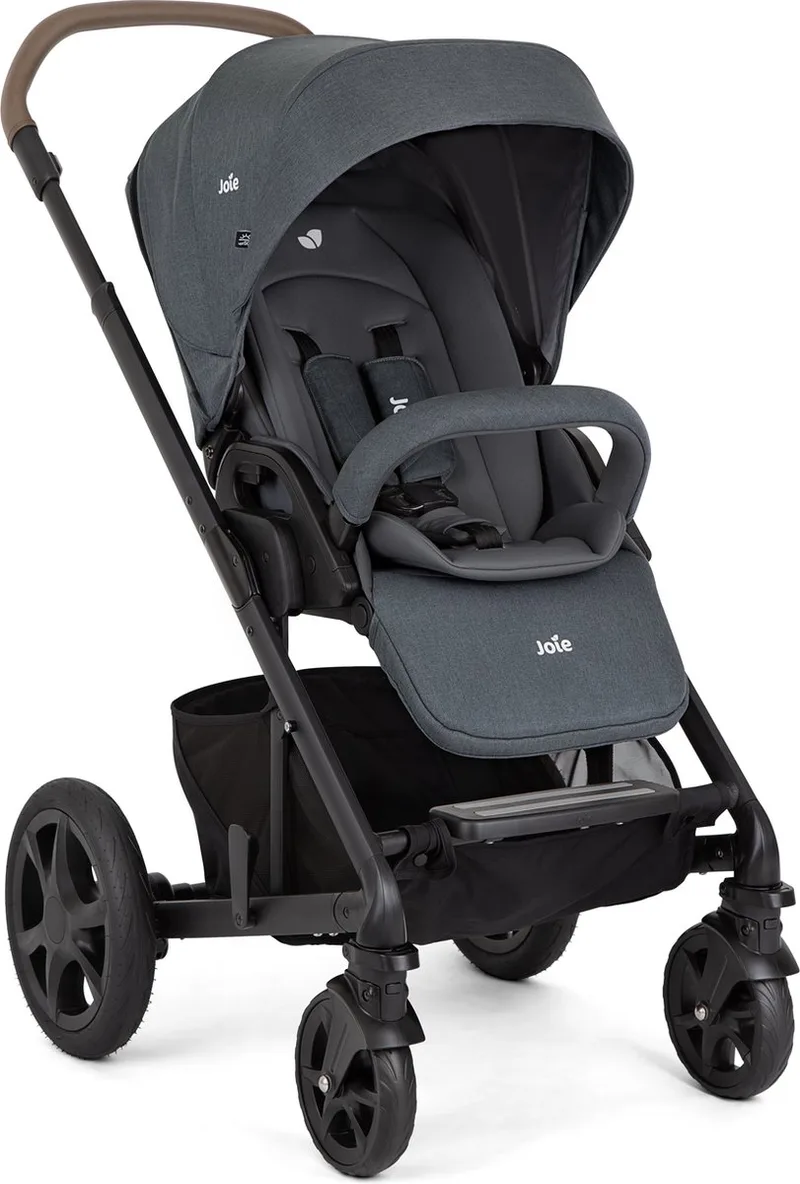Joie 3 in 1 Trio kinderwagen dlx w/rc incl Autostoel & Reiswieg fra Joie i Chrome – produktbillede