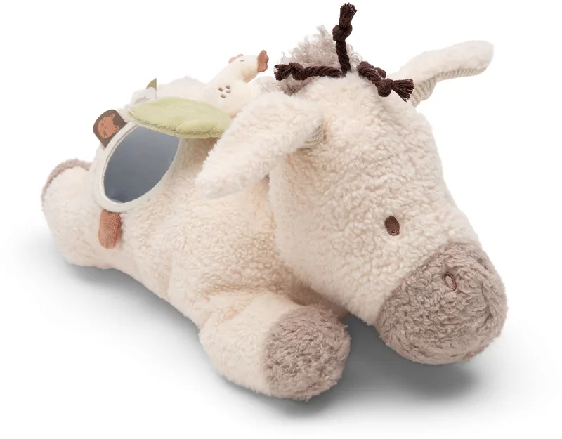 Activiteiten Knuffel Donkey Dinky de Jollein en Multicolore – photo produit