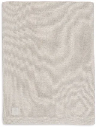 Baby Deken Ledikant - 100x150cm - Basic Knit - Oatmeal by Jollein in Basic Knit Oatmeal – product photo 1 of 5