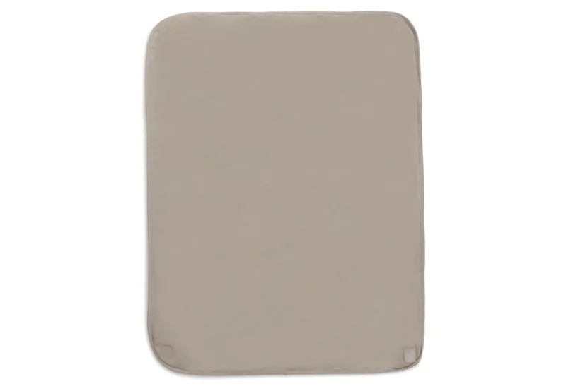 Baby Deken Wieg - 75x100cm - Basic Jersey/Sherpa fra Jollein i Warm Sand – produktbillede 2 af 4