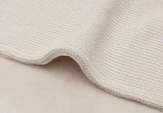 Baby Deken Wieg - 75x100cm - Basic Knit - Oatmeal/Velvet by Jollein in Basic Knit Oatmeal – product photo 4 of 4