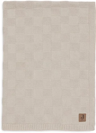 Baby Deken Wieg - 75x100cm - Box Knit by Jollein in Warm Sand – product photo 1 of 3