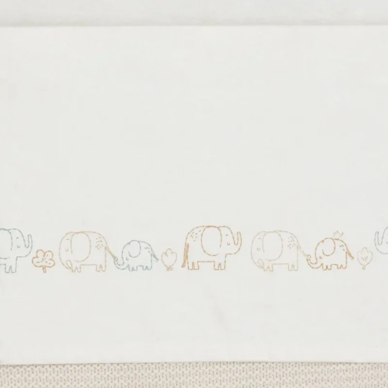 Baby Deken Wieg - 75x100cm by Jollein in Elephant Tales – product photo 2 of 4