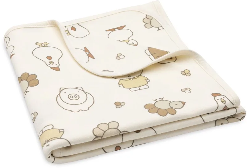 Baby Deken Wieg - 75x100cm - Jersey från Jollein i Miffy Family Farm – produktbild 3 av 3