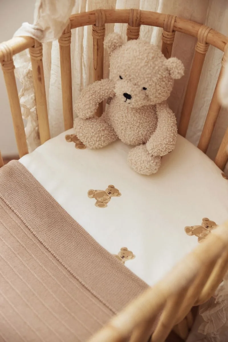 Baby Hoeslaken Wieg - Jersey - 40/50x80/90cm by Jollein in Teddy Bear – product photo 4 of 4