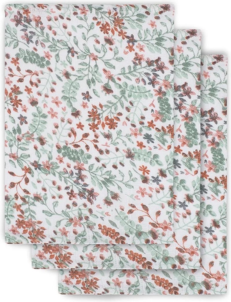 Baby Hydrofiel Washandje Bloom - Katoen - 3 Stuks - 15x70cm by Jollein in Multicolour – product photo