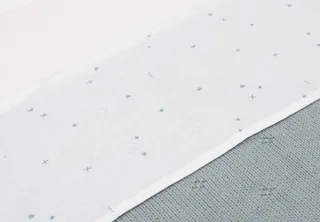 Baby Laken Ledikant - 120x150cm - Ledikant, Babybed - Katoen by Jollein in Twinkling Sea Green – product photo 4 of 4