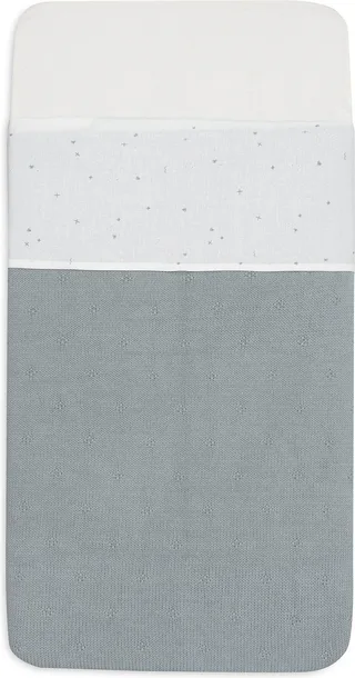 Baby Laken Ledikant - 120x150cm - Ledikant, Babybed - Katoen by Jollein in Twinkling Sea Green – product photo 1 of 4