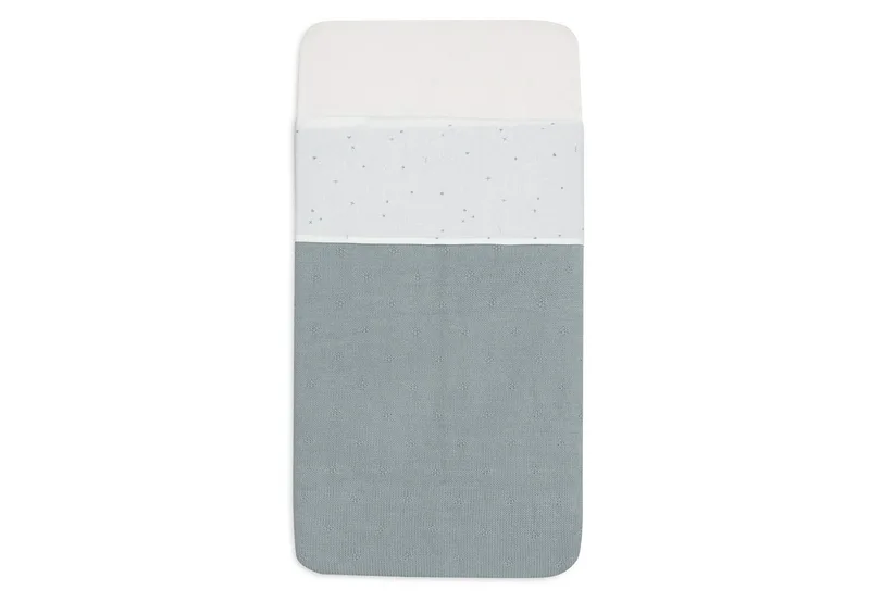 Baby Laken Ledikant - 120x150cm - Ledikant, Babybed - Katoen by Jollein in Twinkling Sea Green – product photo 2 of 4