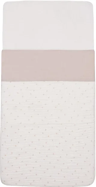 Baby Laken Ledikant - 120x150cm Slub by Jollein in Nougat – product photo 1 of 4