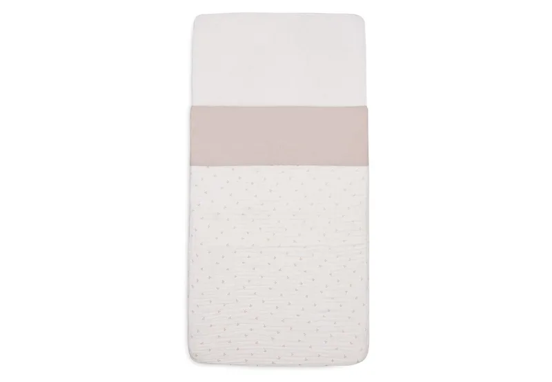 Baby Laken Ledikant - 120x150cm Slub by Jollein in Nougat – product photo 2 of 4