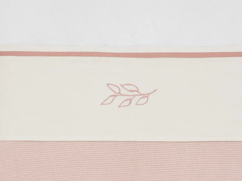 Baby Laken Wieg 75x100cm Meadow - Rosewood från Jollein i Meadow Rosewood – produktbild
