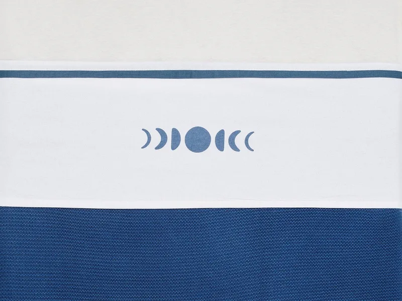 Baby Laken Wieg 75x100cm - Moonlight by Jollein in Blue – product photo