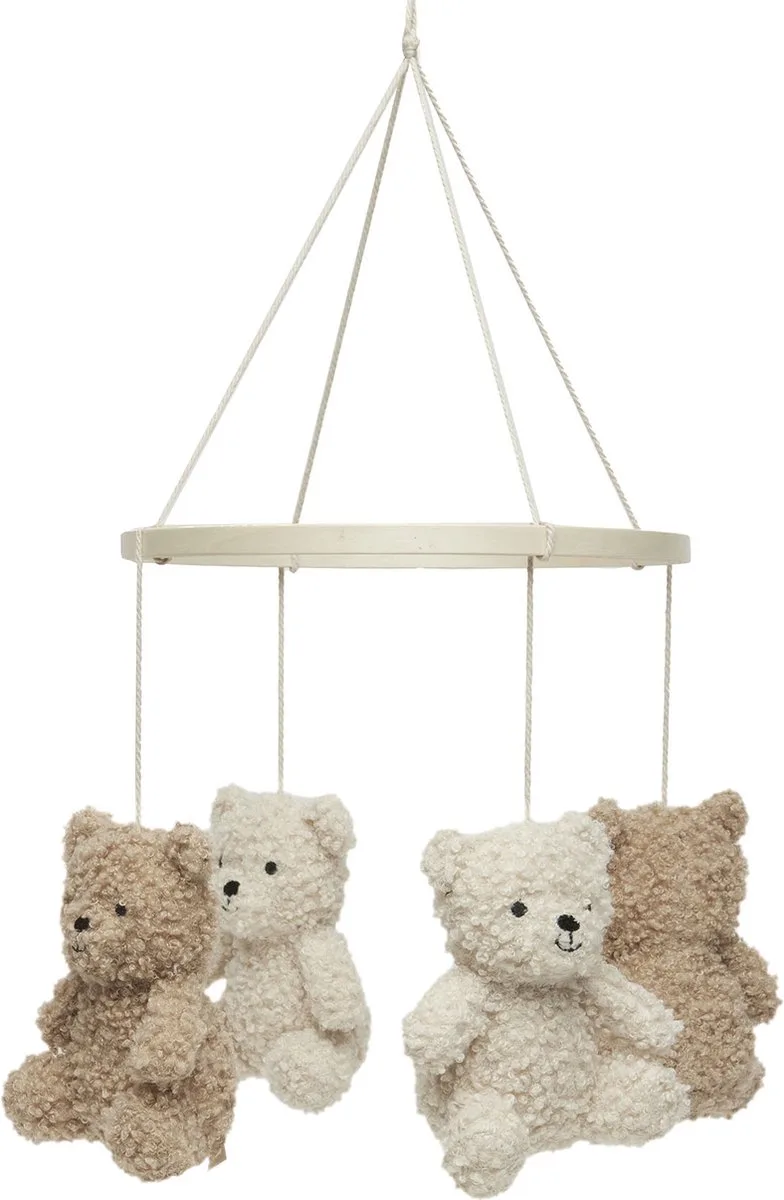 Baby Mobiel Teddy Bear Naturel/Biscuit by Jollein in Teddy Bear Biscuit – product photo