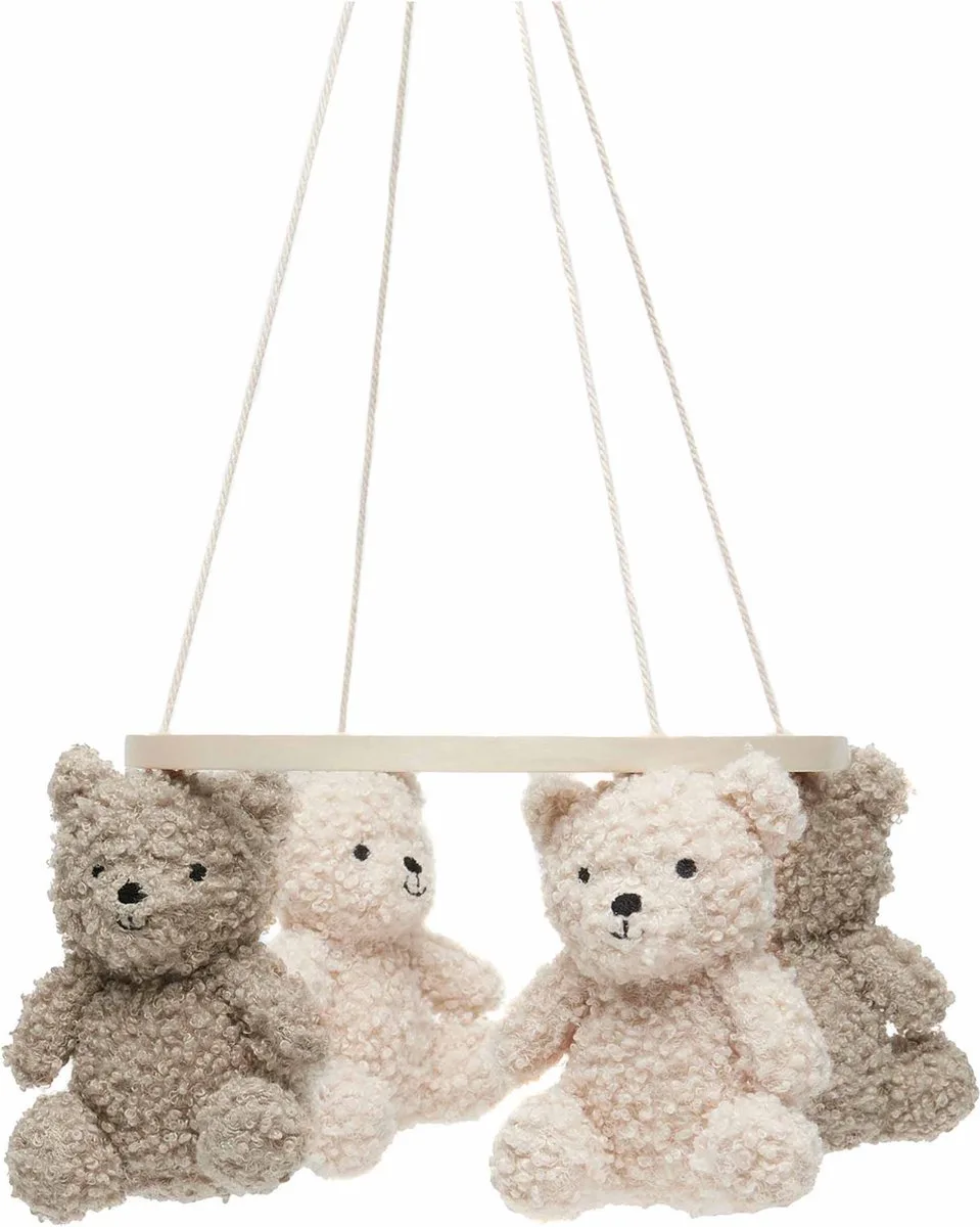 Baby mobiel Teddy Bear Olive Green/Naturel by Jollein in Teddy Bear Olive Green – product photo