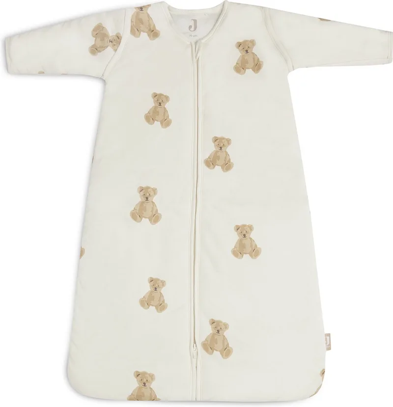 Baby Slaapzak Winter met afritsbare mouw - 70cm - Winterslaapzak de Jollein en Teddy Bear – photo produit