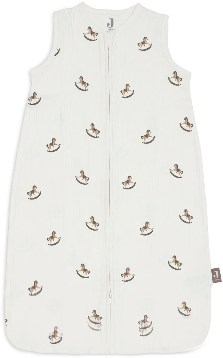 Baby Slaapzak Zomer Jersey Rib 110cm - Zomerslaapzak från Jollein i Nostalgic Ride – produktbild