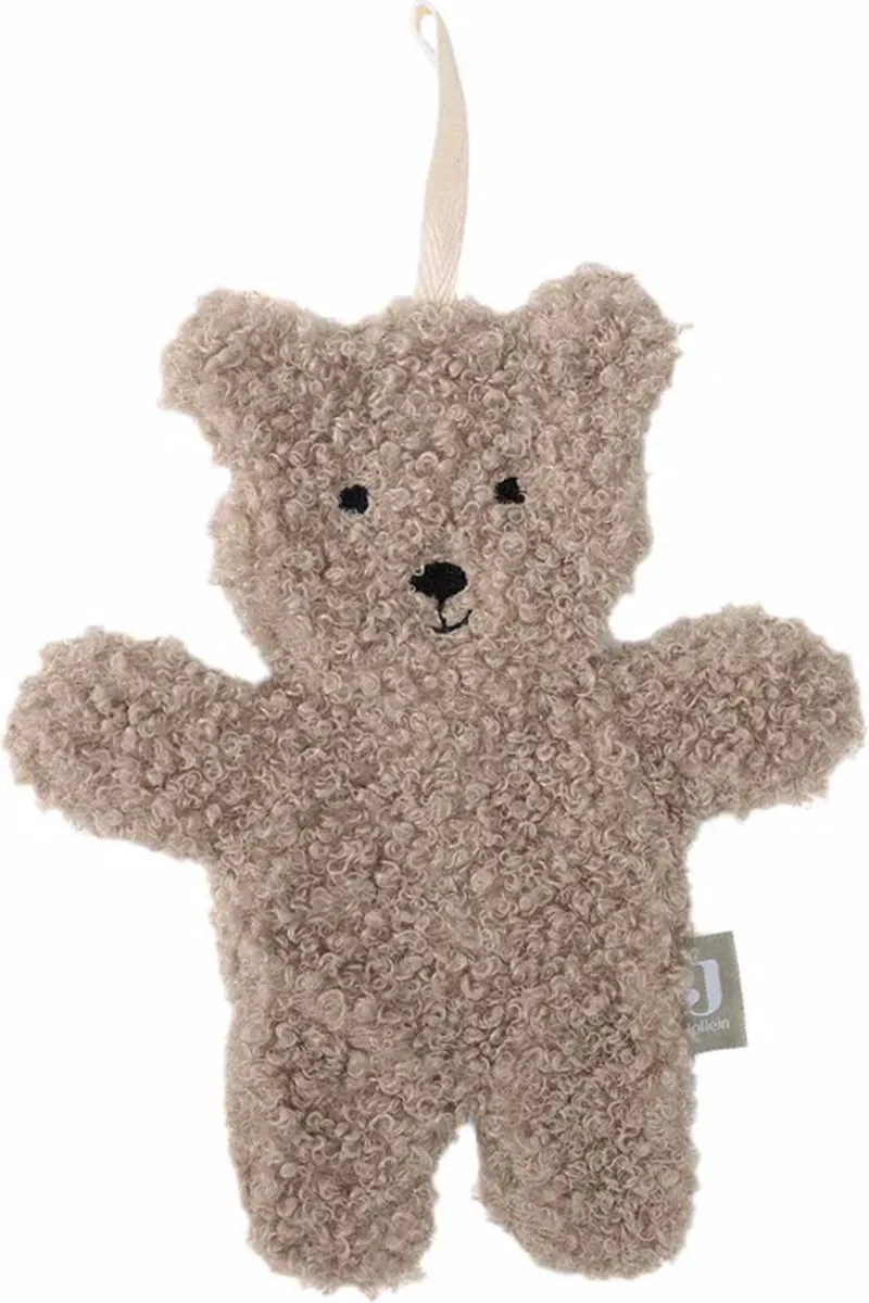 Baby Speendoekje Teddy Bear - Speenknuffel - 100% Polyester van Jollein in Olive Green – productfoto
