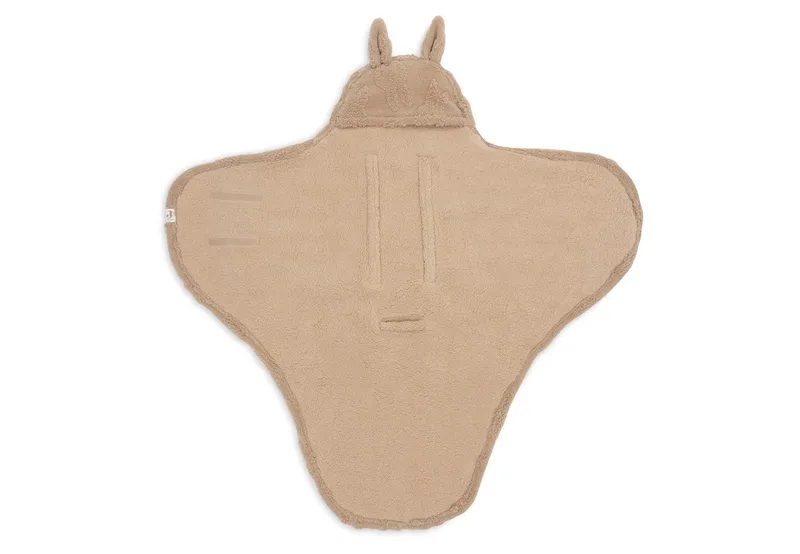 Baby Wikkeldeken - 100x105cm - Miffy Jacquard Teddy - Biscuit by Jollein in Miffy Jacquard Biscuit – product photo 2 of 4