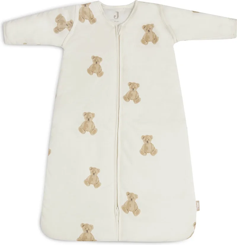 Baby Winterslaapzak met Afritsbare Mouw - Katoen - Winterslaapzakje Baby, Babyslaapzak - 110cm by Jollein in Teddy Bear – product photo