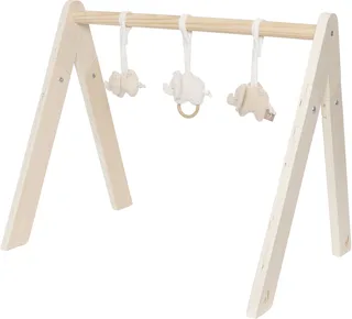 Babygym - Baby Speelgoed - Hout & Polyester van Jollein in Elephant Tales – productfoto 1 van 4